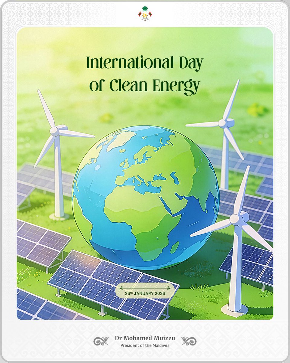 On this International Day of Clean Energy, we are reminded of the vital role clean energy plays in our lives and in building a healthier, more sustainable planet.

Energy security is essential to our development. Clean energy not only drives climate action, but also strengthens