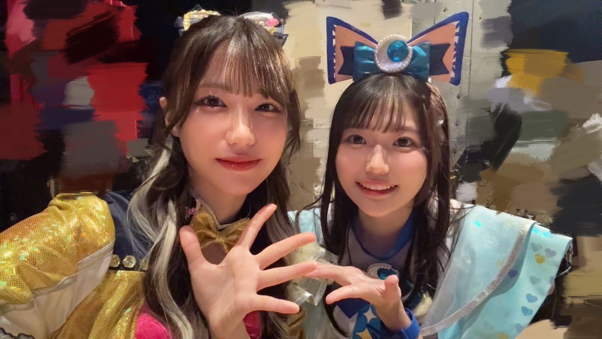 h_sae_'s tweet image. 土屋李央さん、日比優里香さん、ビビアンチィ、アイスマイリンのおふたりと！✨️

いつも支えてくださる大好きなアイプリの皆さん…！

今回バタバタでお写真を撮れなかったアイプリチームの皆さんとは、来月こそは撮らせていただけるように頑張ります🥹✊🏻
#プリプリライブ