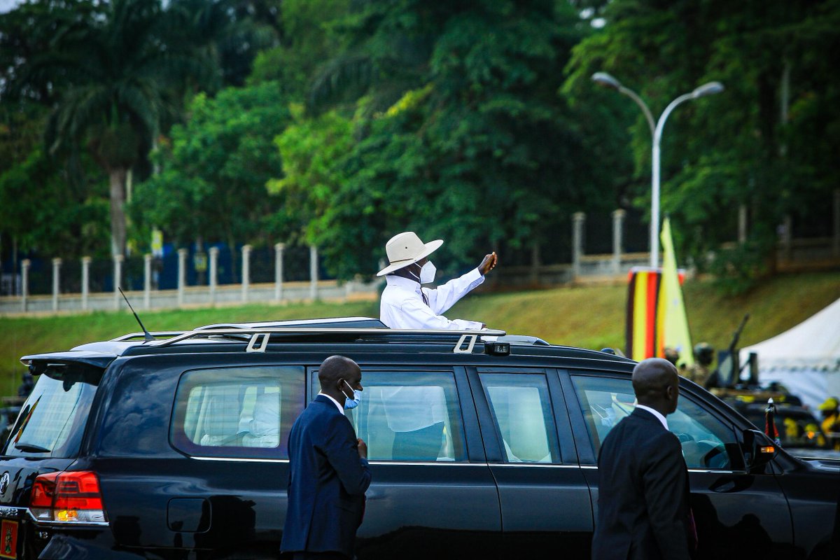StateHouseUg's tweet photo. President @KagutaMuseveni presided over the 40th Liberation Day celebrations, honouring the legacy of sacrifice under the theme “A Tribute to the Patriots Who Ushered in the Fundamental Change”. https://t.co/MqABFy482A