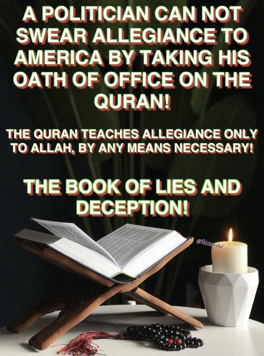 GnosisWolf's tweet image. Do we need to consider banning Muslims from our Government?

I know that sounds harsh to some, but they openly talk about hating us, deceiving us, and “taking over by Ballots or Bullets”.

It’s pretty clear, they are not compatible with our national values and identity isn’t it?