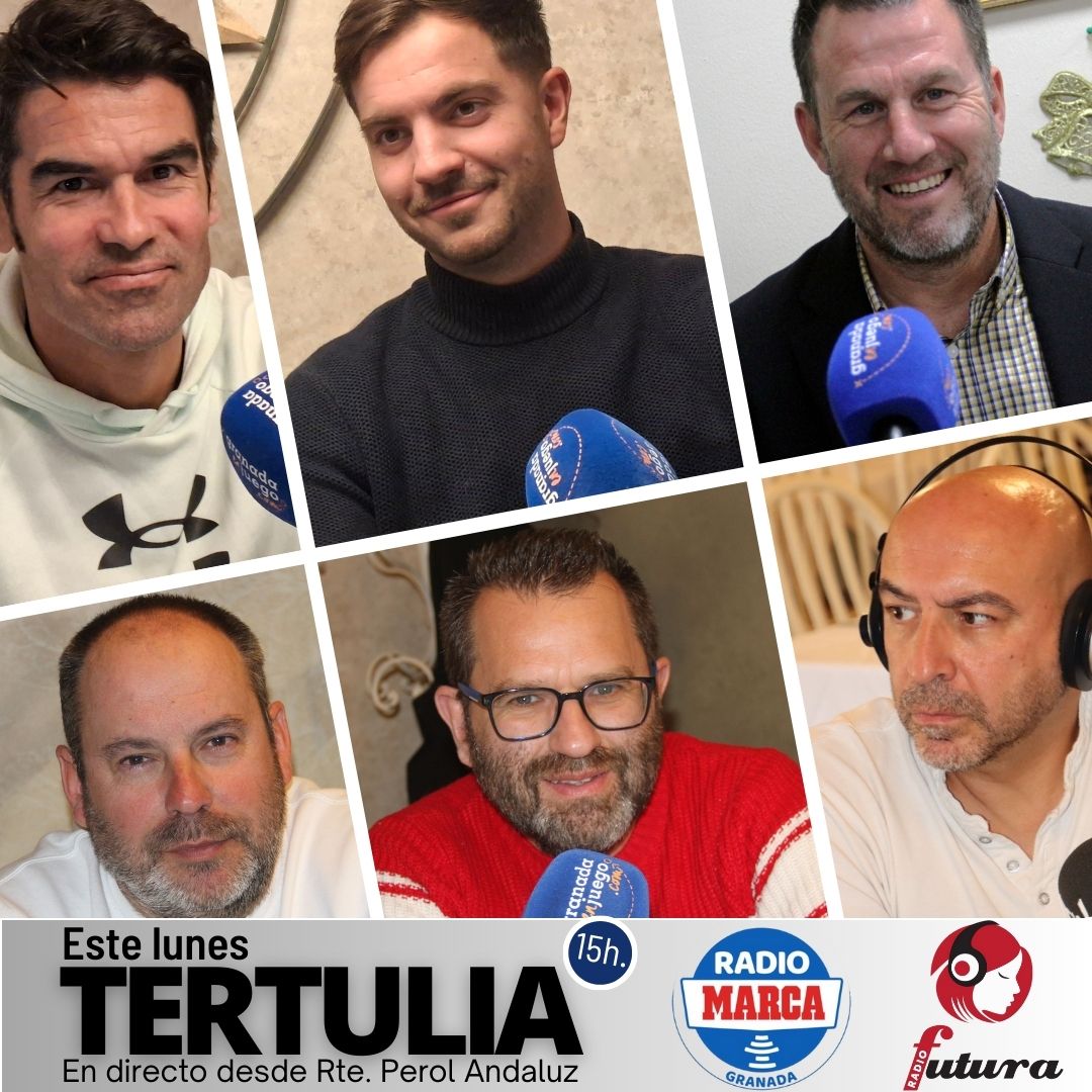 granadaenjuego's tweet photo. 📆 ¡Te presentamos otro lunes de tertulia de fútbol! ⚽🔥

Desde @RestFiorentina con Jaime Morente, Javier Capilla, Julio Franco, Jorge Gutiérrez, David Contreras y Javier Palma 🗣️

Escúchalo Radio Marca (89.6 fm) y Radio Futura (92.5 fm Granada / 106.7 fm Loja) https://t.co/cUZhYWL23H
