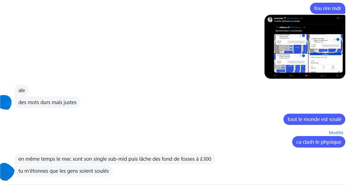 mdr mon mec dit les termes