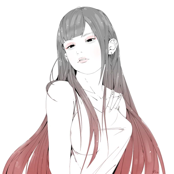 身体が、暖かいです・・(・ω・) 無題319(2021) #イラスト #絵描きさんフォロバ100