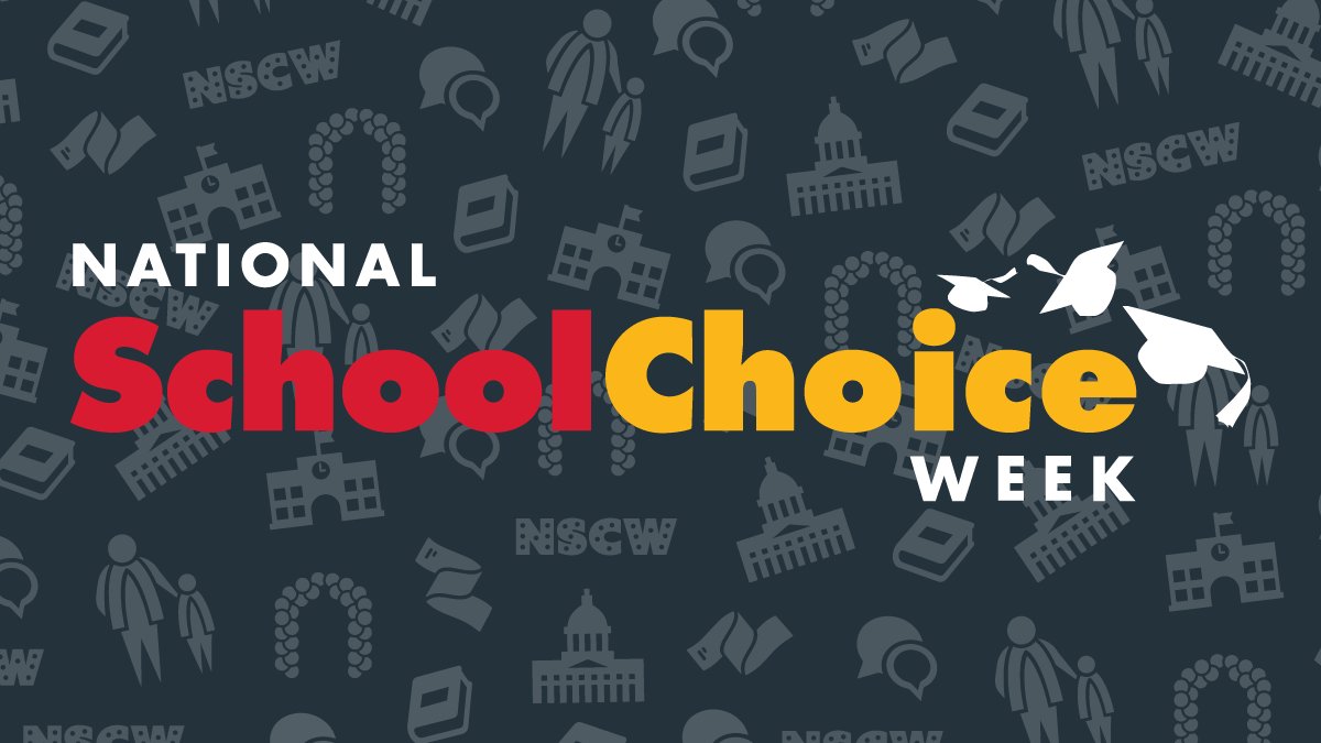 Happy <a href="/ntlschoolchoice/">National School Choice Awareness Foundation</a> week!

“As we celebrate National School Choice Week, we embark on what will be a golden age in American education supercharged by a belief that all families should have access to the educational environment that best meets their needs. Today, 32 states and