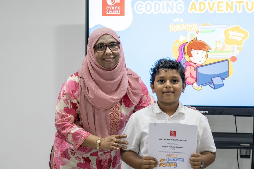 A proud moment for all the students who have completed the coding adventure programme. Today’s Certificate Awarding Ceremony marked the end of a fantastic holiday camp for the participants. It was wonderful to see kids’ creativity &amp; innovation, confidence, and passion.