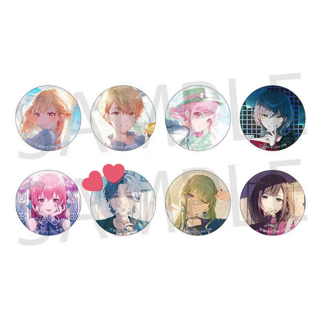 交換】プロジェクトセカイ プロセカ グリッター 缶バッジ 缶バ vol. 10