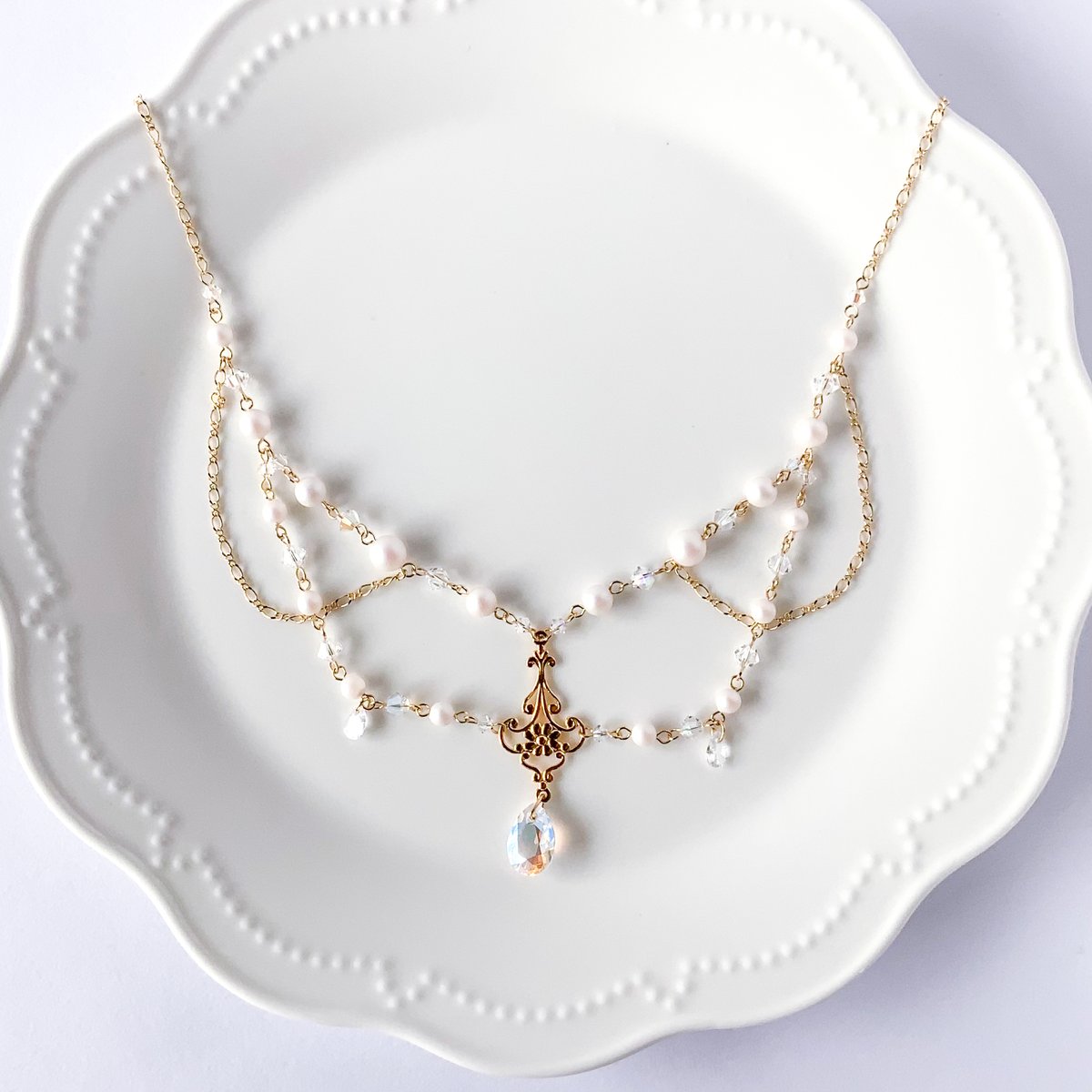 こちらの作品、ご購入いただきました！
ありがとうございます😭❤️
結婚式に💒とのことでして……✨
特別な日のアクセサリーに選んでいただけてとても嬉しいです💍