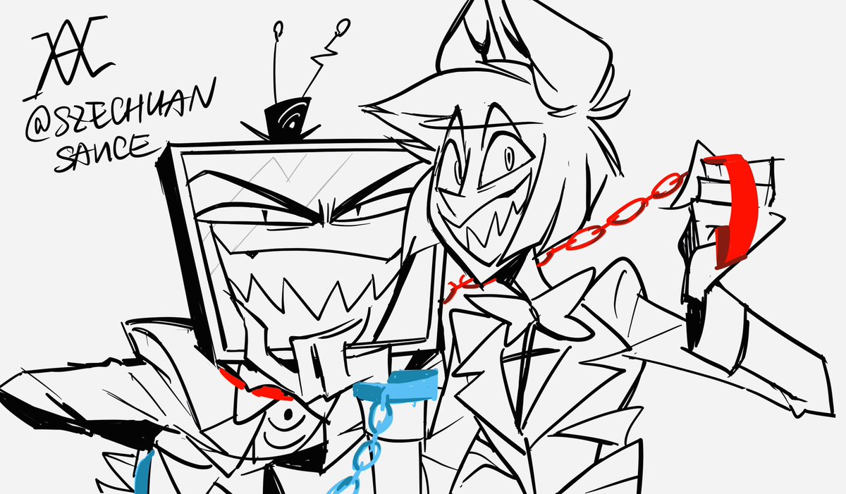 SzechuanSAUCE2's tweet photo. How about mutual possession?😙
#HazbinHotel #voxal #StaticRadio https://t.co/7AqxlIlhYO