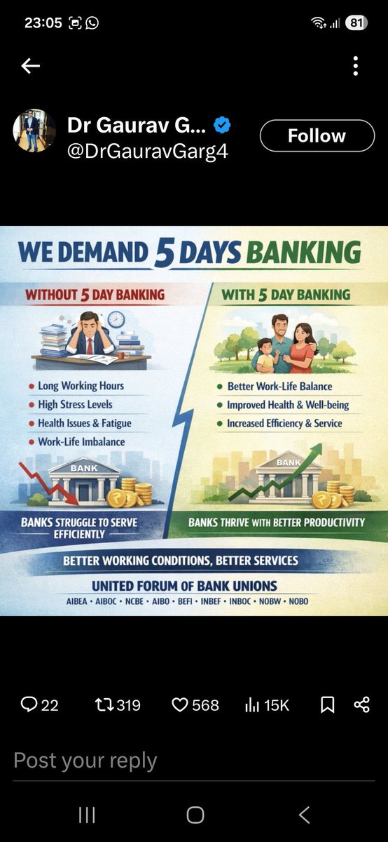 #5DaysWeekForBankers