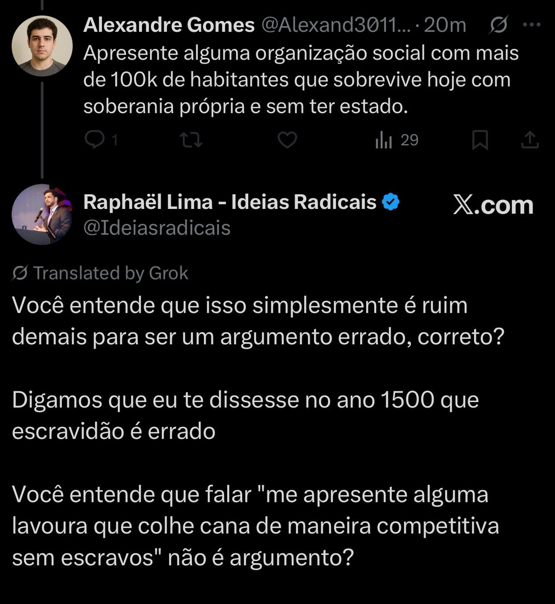 Raphaël Lima - Ideias Radicais tweet media