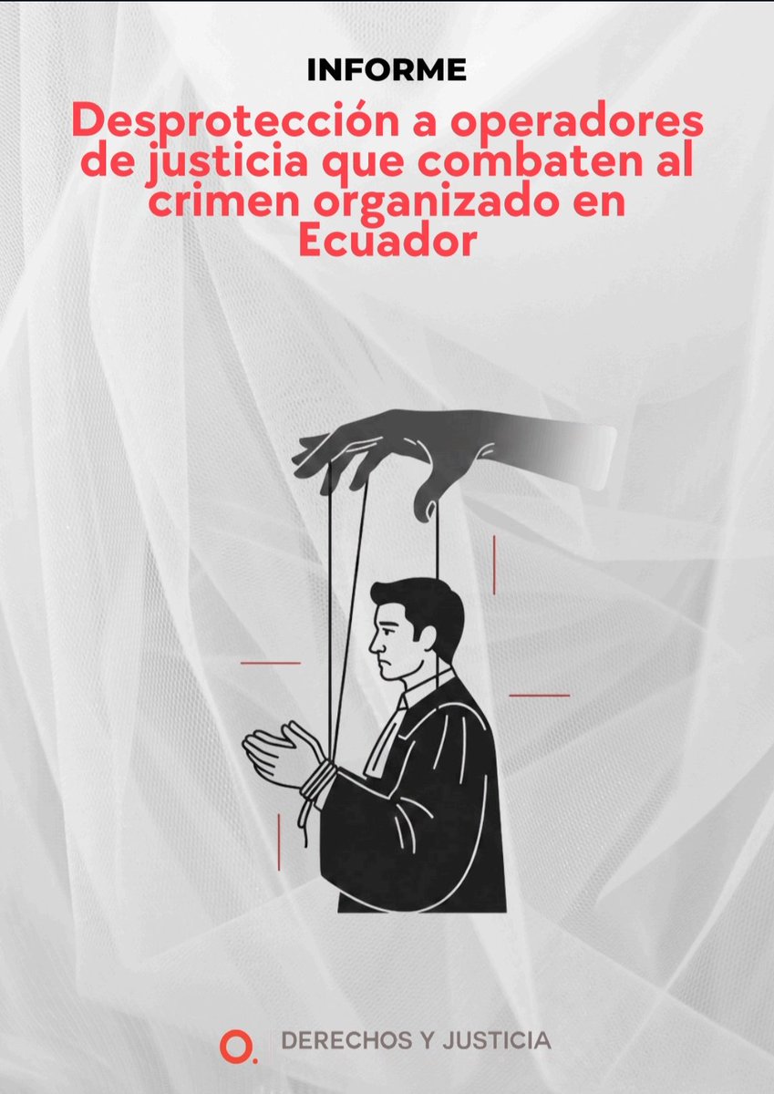 ODJEcuador's tweet photo. NUEVO 📌 | Consulta nuestro nuevo informe "Desprotección a operadores de justicia que combaten al crimen organizado en Ecuador". 

Disponible aquí 👇🏻:
https://t.co/NtlWAI8g1G https://t.co/aChTG8CbhI