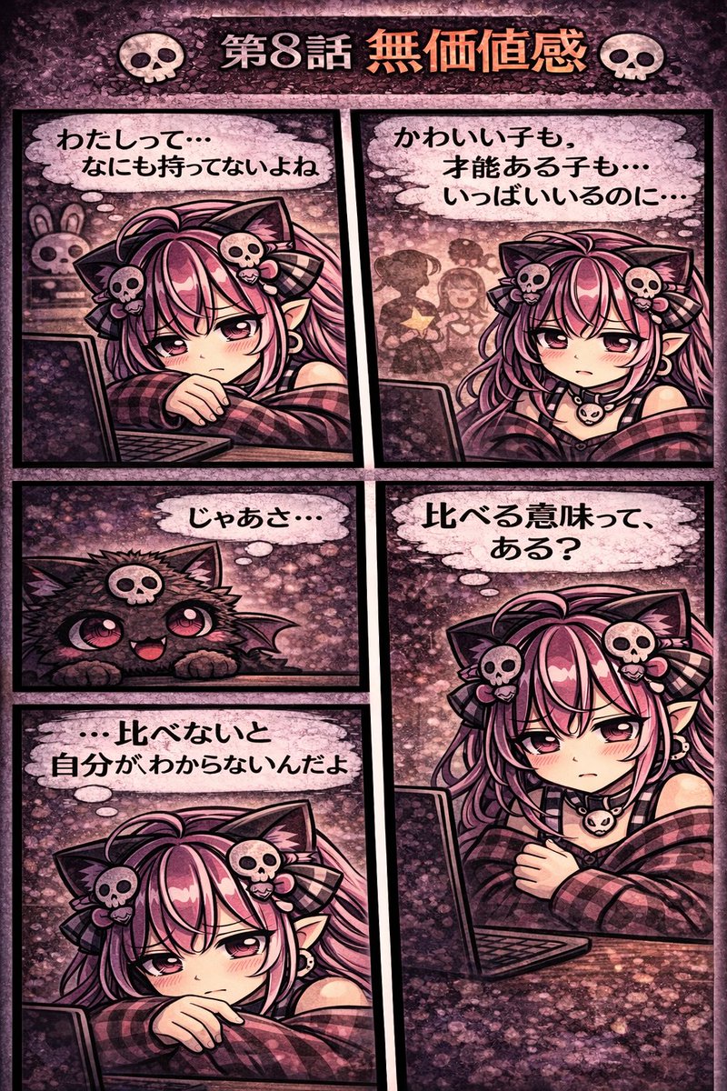 この物語は、
✔ 闇に堕ちて
✔ 迷って
✔ 苦しんで
✔ それでも“自分を見つける”
少女・ミラの101話の連載ストーリーです🖤
第8話まで見てくれてありがとう！
続きが気になる人は👇
👍 高評価💬 コメントで感想
ミラがどうなるか…最後まで見届けて✨