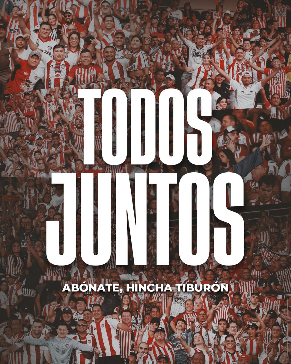 🔥🦈 ¡ABÓNATE Y ACOMPAÑA AL CAMPEÓN DE COLOMBIA! 
#VamosJunior
