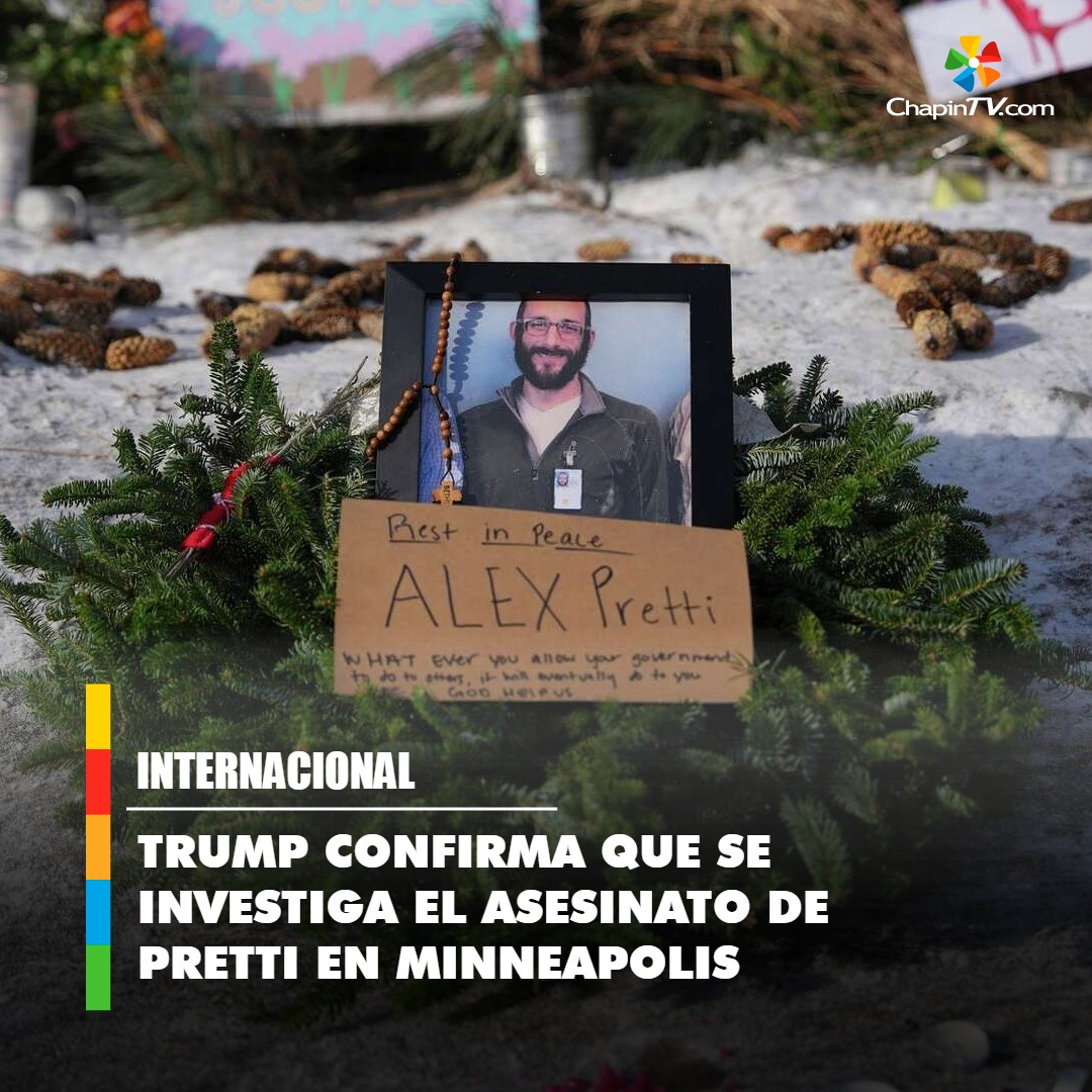 chapintv_'s tweet image. 🚨 Trump confirma investigación tras #asesinato de #Pretti y evalúa retirar ICE ➡ bit.ly/4jXgZAx