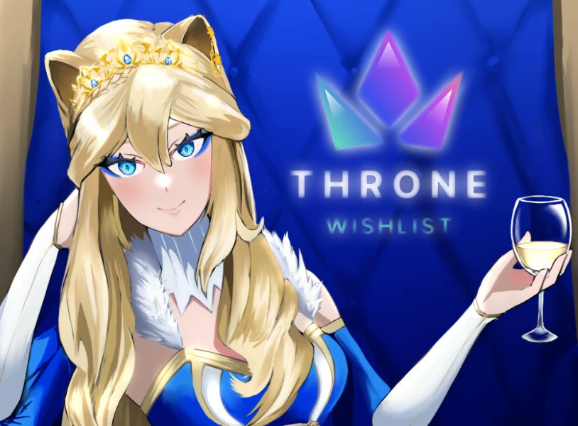 Reminder: Her Majesty, Queen Blu has a Throne that you can be a part of! Crowdfunding is also available. Courtiers who gift earn a special place in the Royal Court! 🦁👑 throne.com/royalblu/wishl…