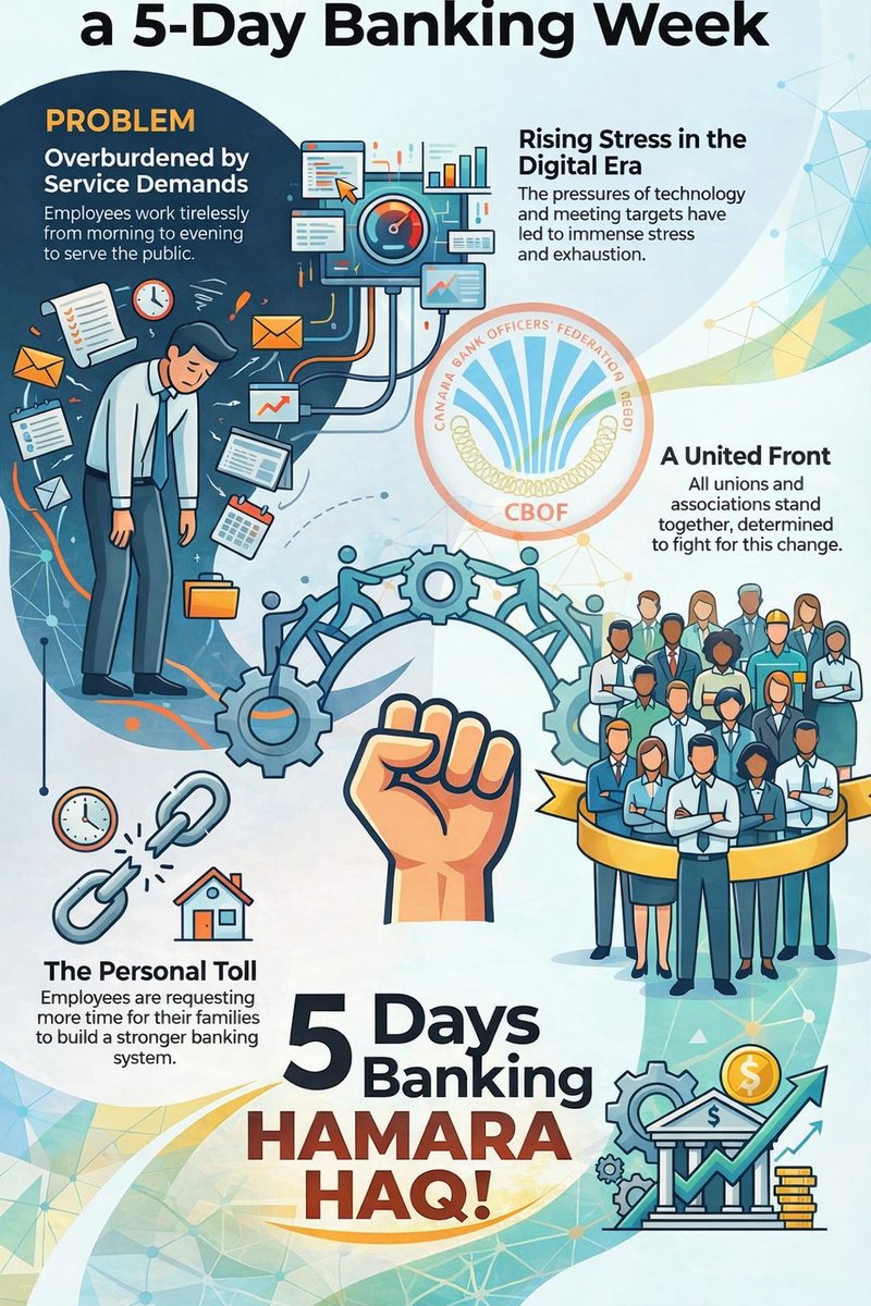#5DaysWeekForBankers