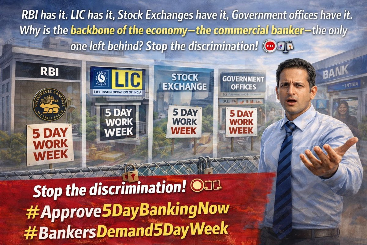 #5DaysWeekForBankers