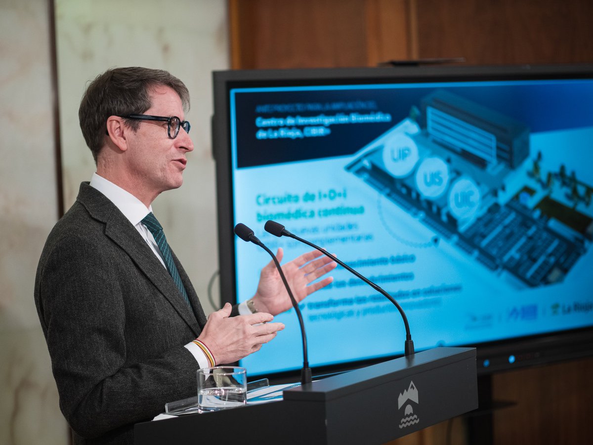 lariojaorg's tweet photo. 👩🏻‍🔬 El nuevo CIBIR+ duplicará el espacio destinado a I+D+i y reforzará la investigación y la innovación sanitaria en La Rioja con una inversión de hasta 12,86 millones de euros.

📆 En servicio entre este año y 2027.

🖇️ Info: https://t.co/kU7VggGbdj https://t.co/rqBtKHrV77