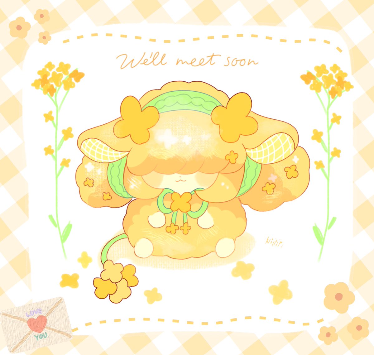 Flowerlightly's tweet photo. 🐑もうすぐ会えるね💛
#FluffyFurrs https://t.co/Y5SVhg5N7z