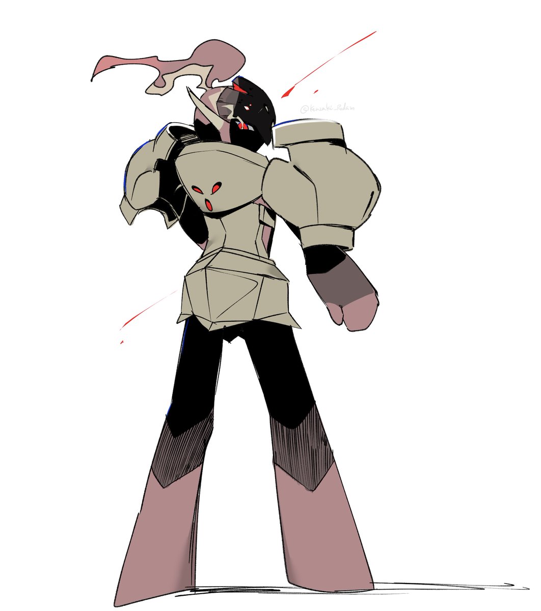 Kenzaki_Rodam's tweet image. 公式の立ち絵を自分の絵柄で描くやつ