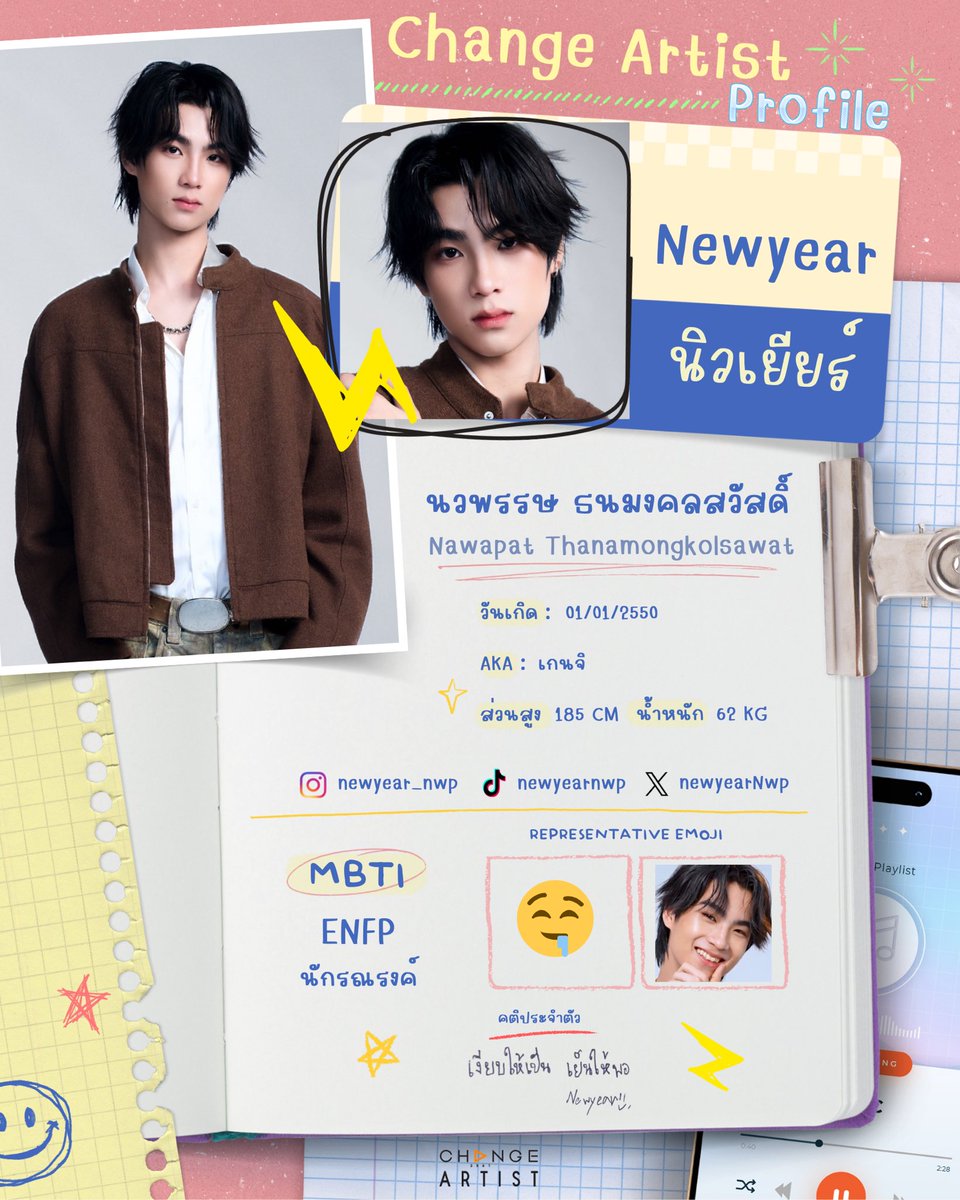 "นิวเยียร์ นวพรรษ" <a href="/NewyearNwp/">Newyearnwp</a> 
ศิลปิน New Gen จาก Change Artist 
คอยติดตามผลงานได้ในทุกช่องทางของ Change Artist 

#CHANGEArtist