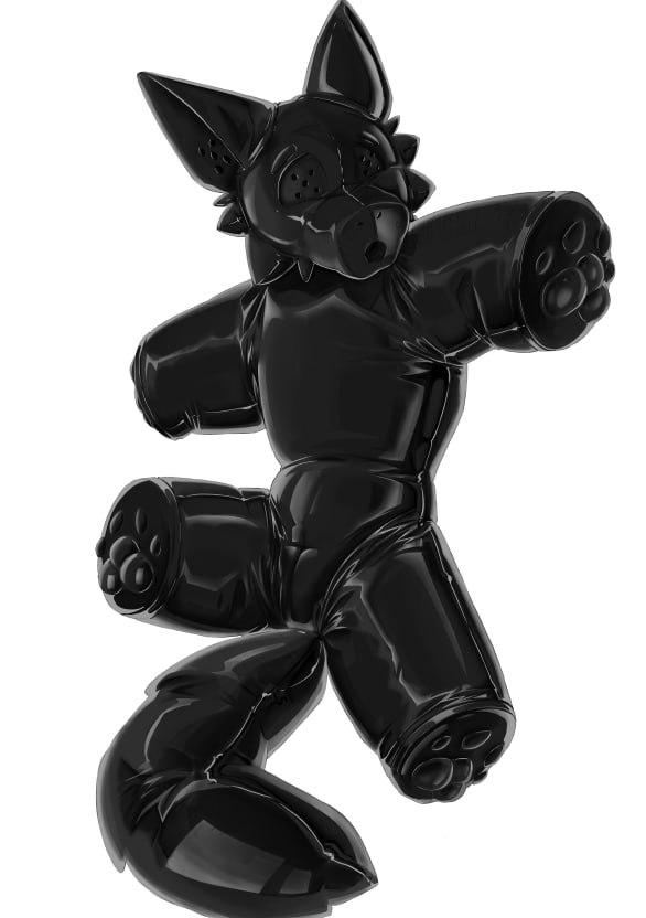 More latex toy 🖤⛓️🐾
