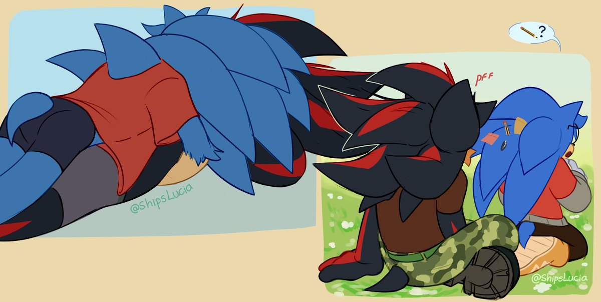 ShipsLucia's tweet image. Still busy with commissions; so I just wanted to quickly drew Nicky and Dusk using references from Pinterest 🩵🖤 #Sonadow #Shadonic #Duscky #NxD