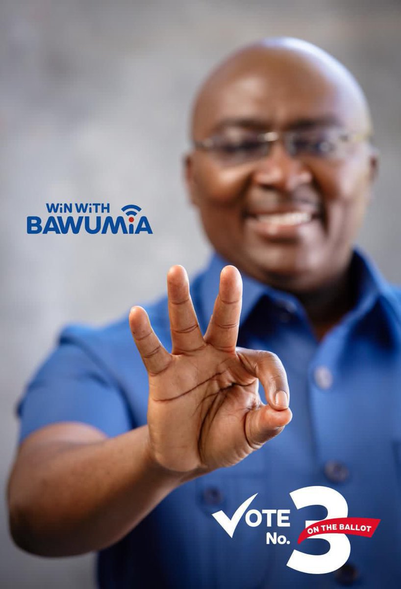 davisollen's tweet photo. The strength of the NPP has always been our unity. This Saturday, let’s choose a leader who listens, unites and can lead us to victory.

Vote No. 3.

#WinWithBawumia https://t.co/w3FBPO5YBd