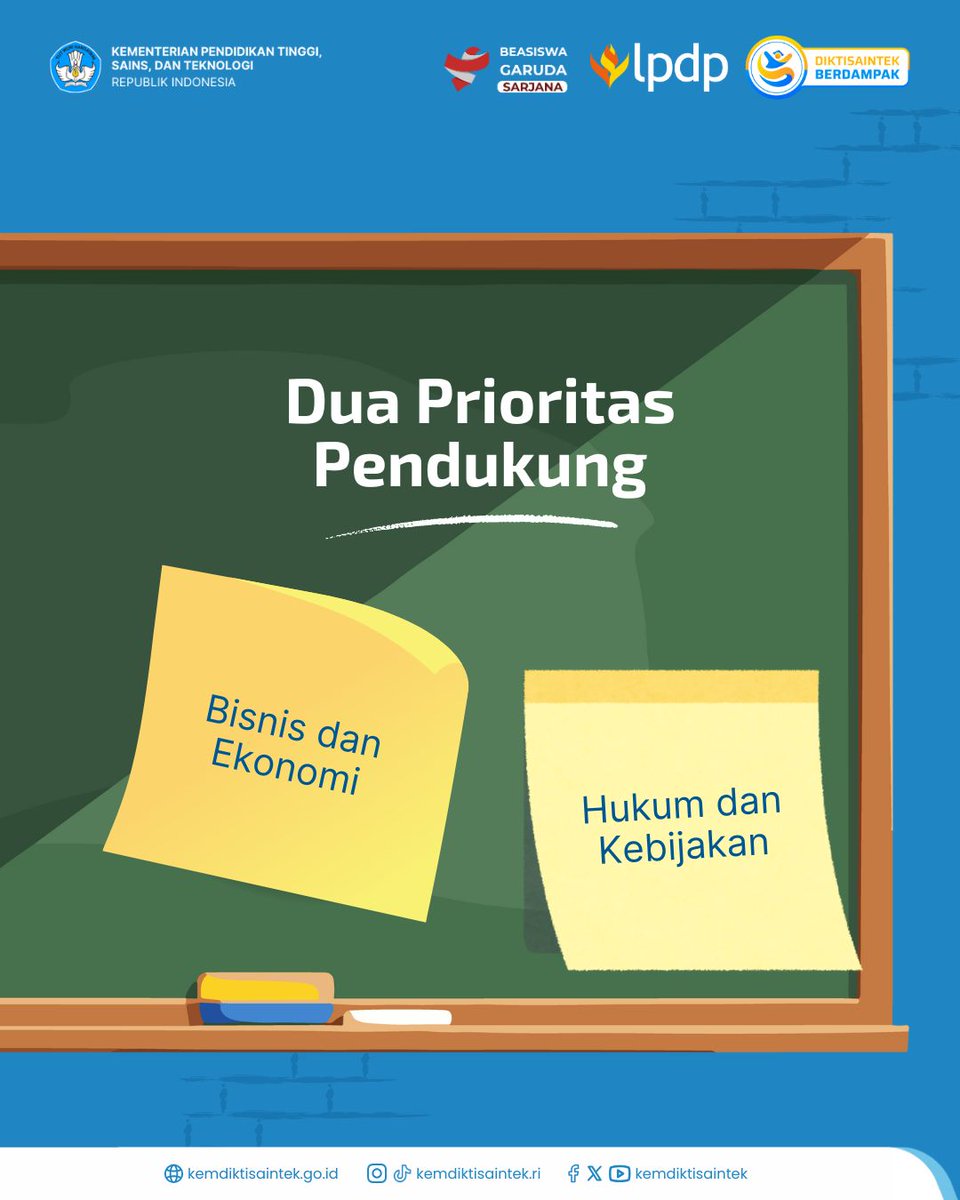 Kemdiktisaintek's tweet photo. Halo #InsanDiktisaintek

Beasiswa Garuda 2026 hadir untuk membuka jalan bagi talenta muda Indonesia agar bisa berkembang di bidang-bidang strategis yang dibutuhkan bangsa. https://t.co/BP6TnJU0eO