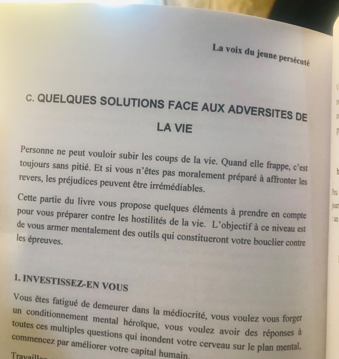 Domiprel20's tweet photo. La vie teste votre force. Soyez prêt. 💪
Construisez votre mental d’acier et transformez les épreuves en succès.

📖 Mon livre vous montre comment : La Voix du Jeune Persécuté. 

+243810668881
#epreuve #persecution https://t.co/tKkrmAXpBE