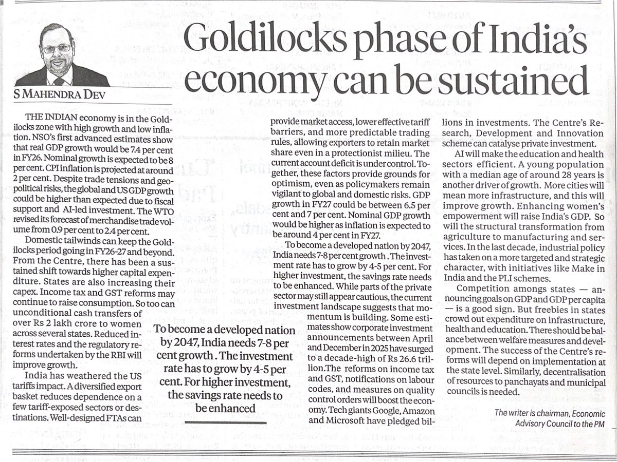 S. Mahendra Dev tweet media