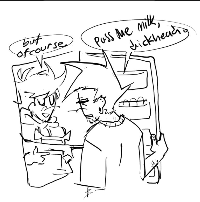 my friend RUTHLESSLY forced me to draw this #tomtord