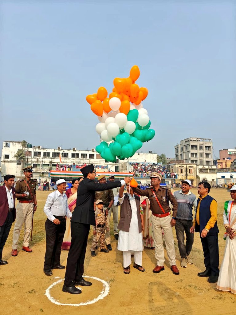 রামপুরহাট মহকুমায় যথাযোগ্য মর্যাদায় উদযাপিত হলো ৭৭তম প্রজাতন্ত্র দিবস।