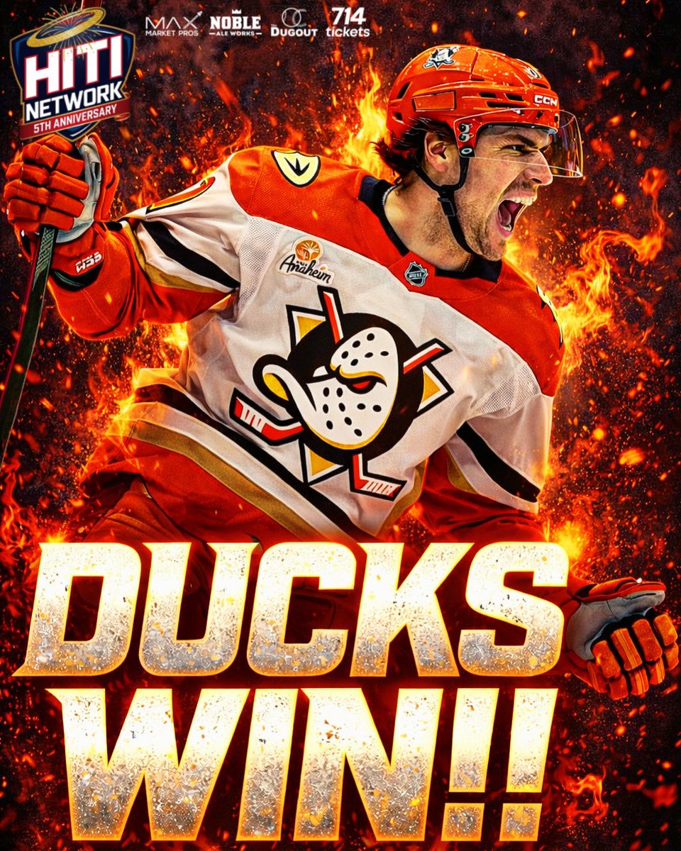 HalosInfield's tweet photo. 7 straight and counting.
The leagueโs officially on notice. ๐ค๐ฆ
#AnaheimDucks #FlyTogether #7Straight #GetDucked #NHLDucks https://t.co/7BY9vr1jfJ