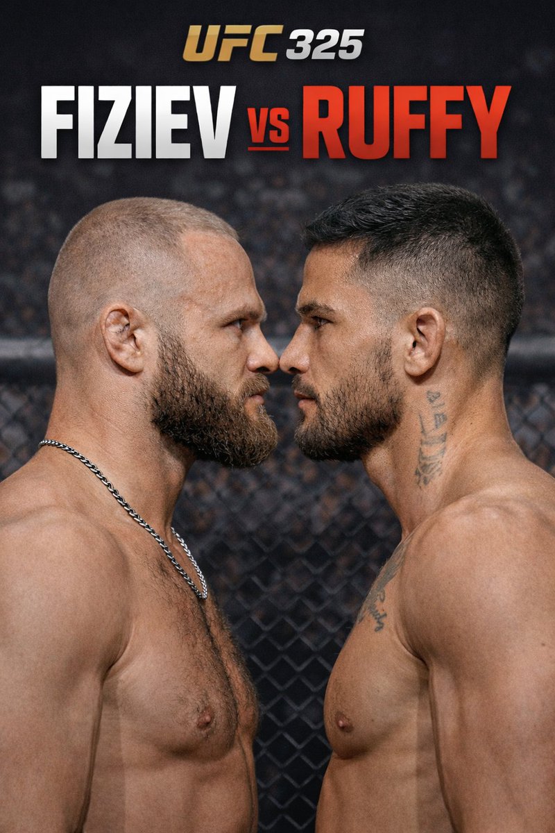 OctagonValue's tweet image. UFC 325 – Fiziev vs Ruffy

Very close fight between two highly technical strikers.

Slight edge in pace and output for Ruffy, which could make the difference over three rounds.

Fiziev opened as the favorite, and we capturated the value on Ruffy before the market adjusted price.