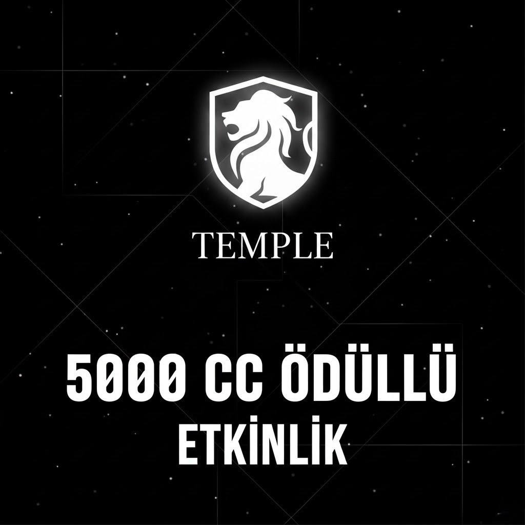 Toplam 5 kişiye 5.000 $CC ödüllü etkinlik! 
(750$ değerinde)

Yakın zamanda, Canton ekosisteminin ilk aktif trade platformu olan <a href="/temple_ny/">Temple</a>  yayına girdi ve resmi Telegram kanallarını açtı.

🏆 Toplam Ödül: 5.000 $CC
👥 Kazanan: 5 kişi (Kişi başı 1.000 $CC)

Görevler:
1️⃣ RT +