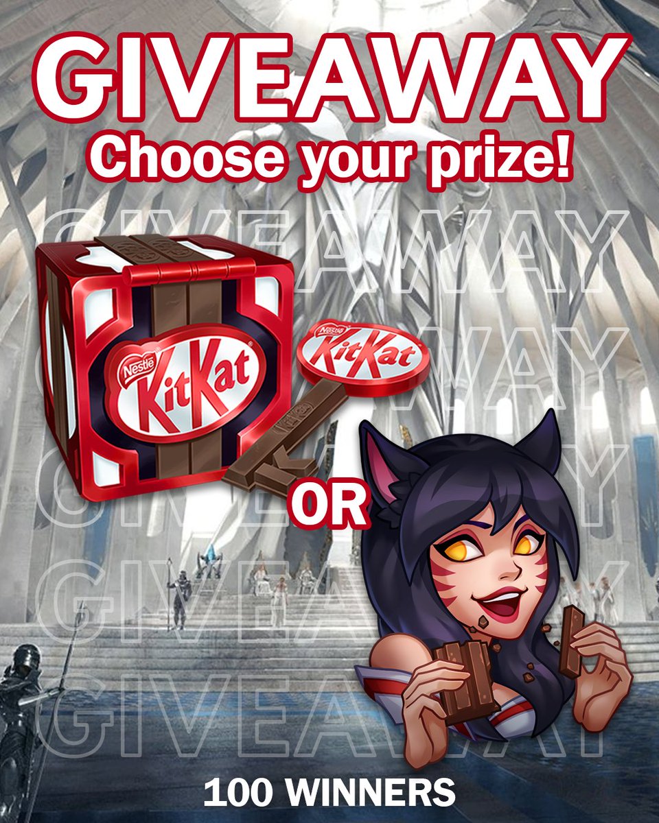 KITKATGaming's tweet image. Week 2 of the #LEC is in full swing, which means you once again have the chance to win a KitKat Hextech Chest or our Break Emote! 🎁

To join:
➡️ Follow @KITKATGaming 
➡️ Like, repost &amp;amp; comment 🦊 for the emote or 🔑 for the chest + tell us which champ is the most op right now!