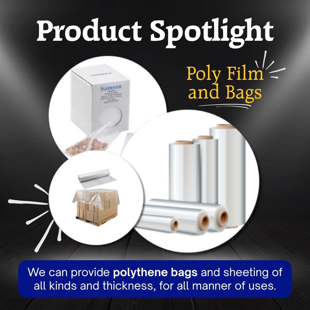 grantspackaging's tweet photo. ⭐Poly Film and Bags⭐
 
We keep a huge range of products in stock in our warehouses, and can also source bespoke solutions for clients where needed.✅
 
In order to help us help you, either get in touch via live chat, phone or email and one of us will contact you. https://t.co/vYUotJfmQh