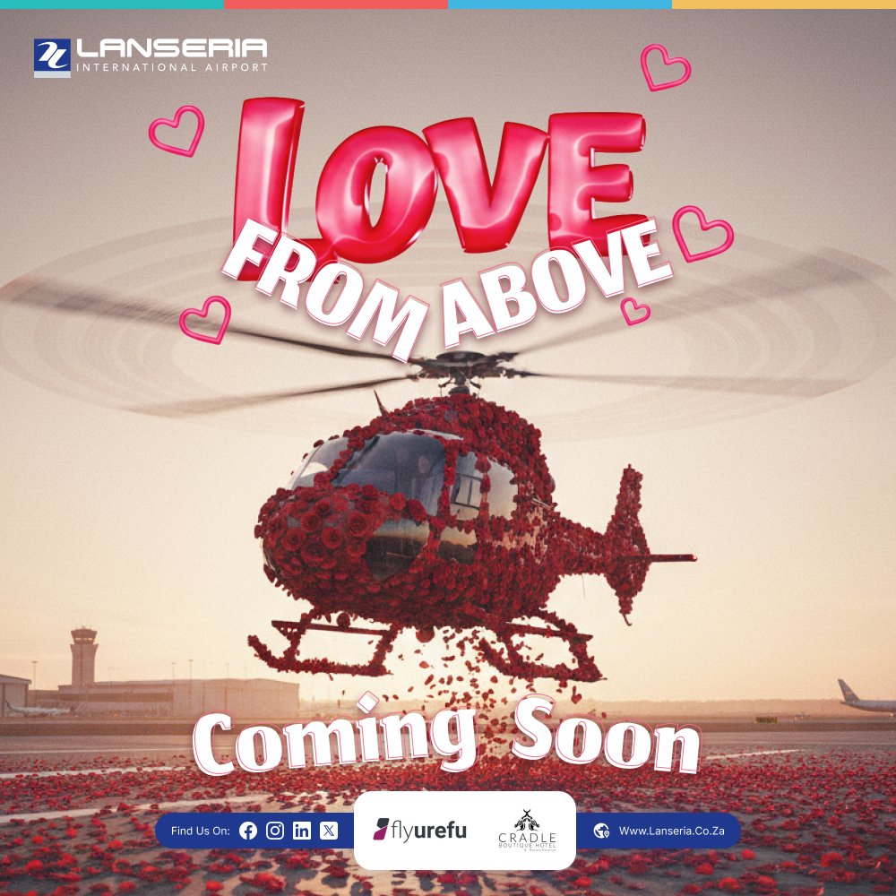 Something special is about to take off. ❤️✈️

A limited Valentine’s Day experience is landing soon, made for couples and families who love a little wonder.

Spaces will be limited.

T&amp;Cs apply.

#LanseriaInternationalAirport #comingsoon