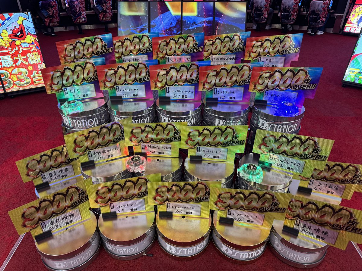 Dステーション上田店さんでの実戦終了しております！ 2度の青島SG突入