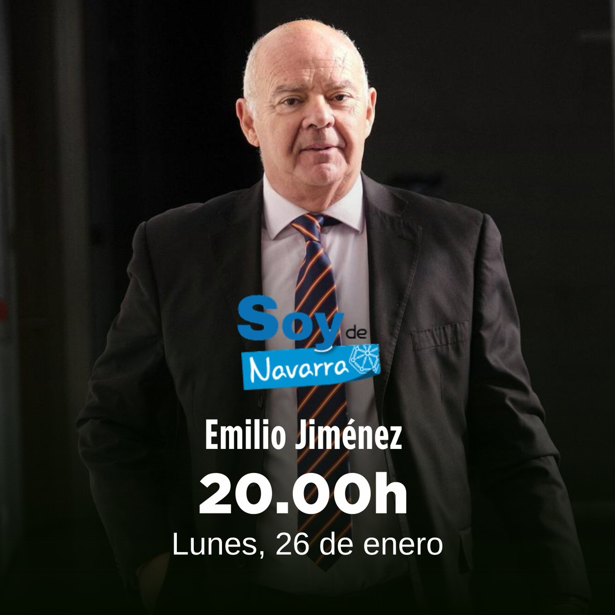 📺 Hoy, lunes 26 de enero, nuestro portavoz en el Parlamento de Navarra, Emilio Jiménez, estará en el debate político de la Televisión Digital de Navarra.

Hablaremos del Caso Sendaviva y la corrupción socialista.

🕗 A las 20.00h
🔗 Síguelo en directo en soydenavarra.es/default.aspx