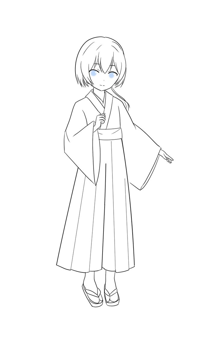Ruri_rain11's tweet photo. 線画🎨 https://t.co/0T539cK6sV