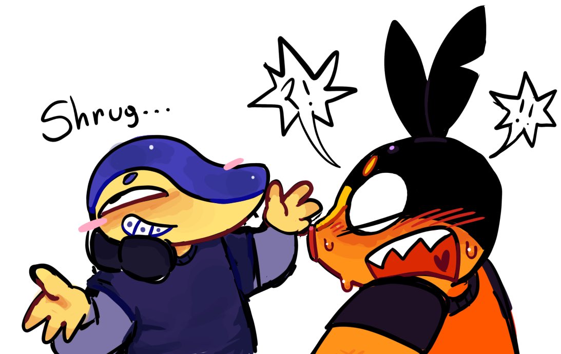 sodafizzin's tweet image. cyndaquil x tepig is cute too #movieunleashers