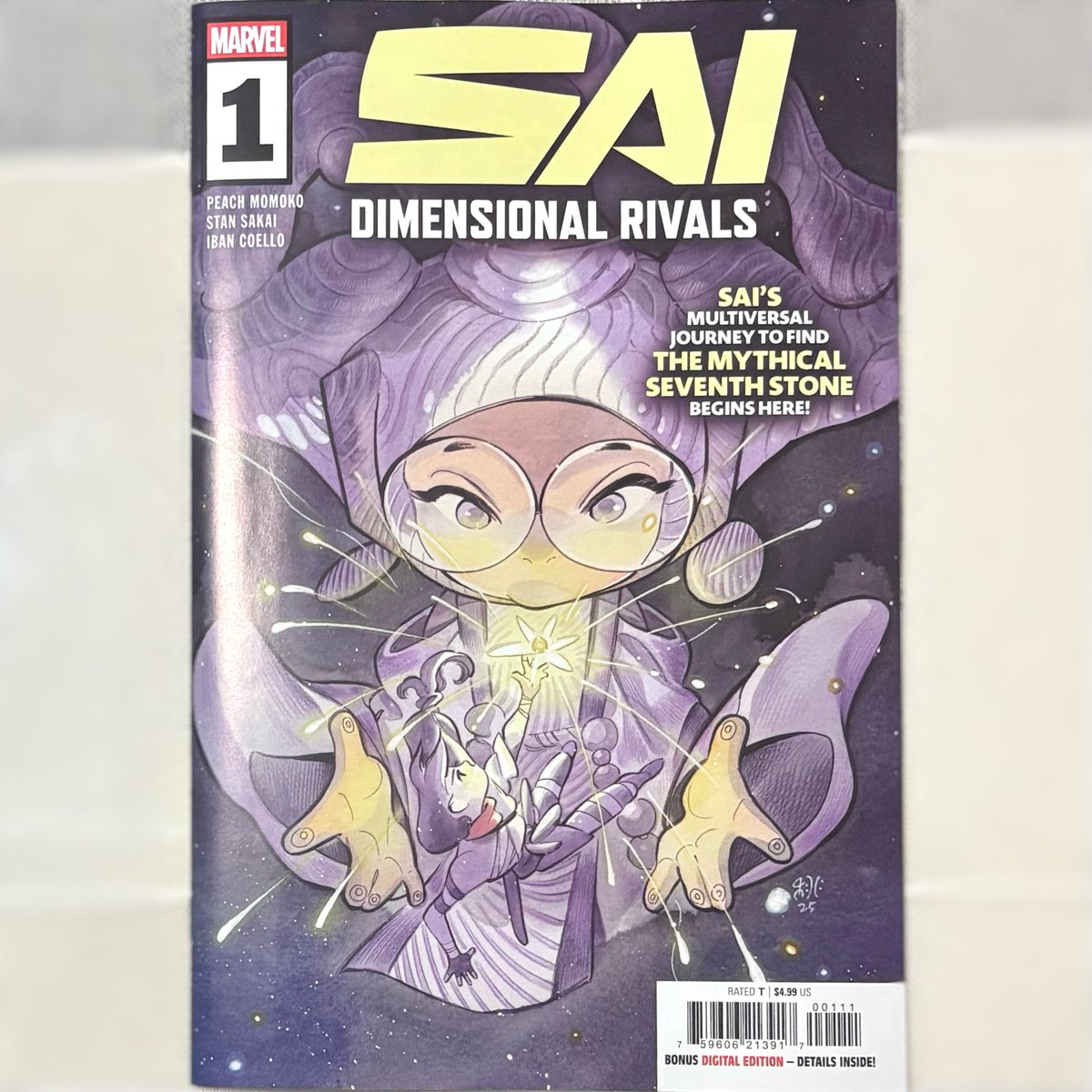 マーベル『Sai: Dimensional Rivals』第1号、 桃桃子先生のサイが時空