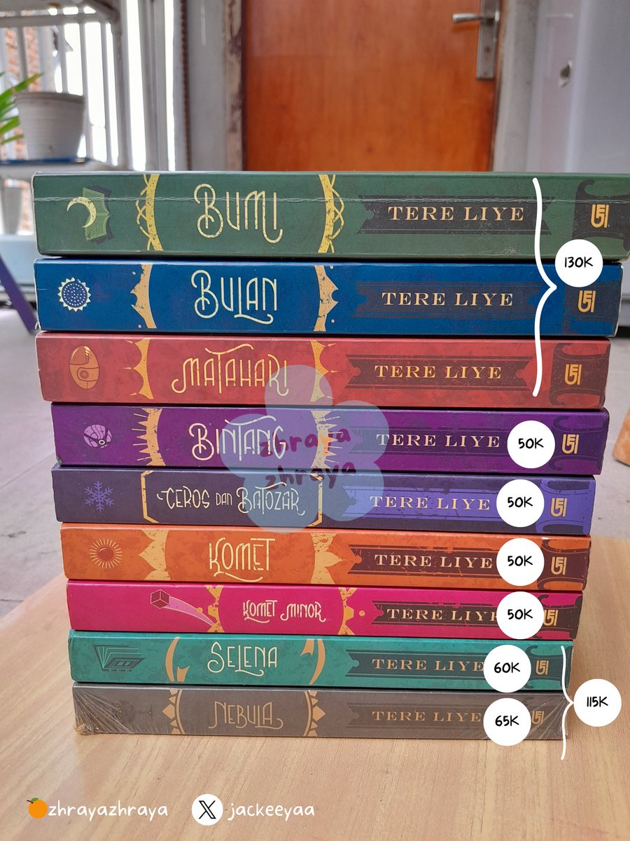 jackeeyaa's tweet photo. WTS ‼️ [Want To Sell]
Preloved Buku Novel Original
📍Dikirim dari Jaksel
🍊 CO lewat oren
💌 Update buku check QRT
Detail harga dsb di thread ini yaa, DM/reply for more info https://t.co/EipxzmmmuJ