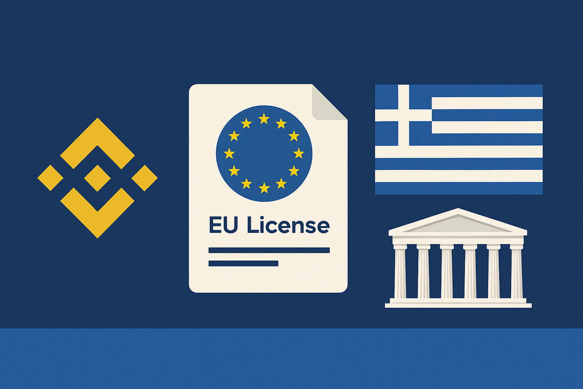 Binance beantragt EU-MiCa-Lizenz in Griechenland #Athen #Binance #EU #EY  #Griechenland #HCMC #KPMG #Krypto #MICA #MICAr #Passporting  https://t.co/dNHWbtzbcg