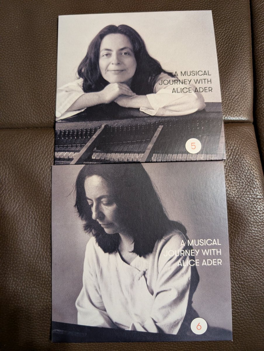 アリス・アデール80歳記念BOX、まずはメシアンを聴いています。「幼子