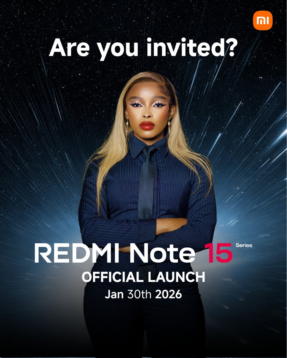 Xiaomi_Kenya's tweet photo. Nine years. One stage. Zero misses. 🔥

The Media Messiah returns to command the #REDMINoteSeries launch — for the 9th year in a row.

That’s not tradition. That’s TITAN status. 💪

Tune in January 30th, 2026

#REDMINote15Series
#REDMITitanDurability
#BuiltLikeATitan See less https://t.co/DuD9o2yGmW