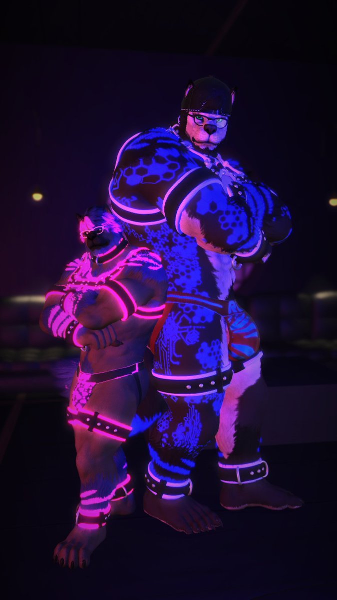 Introducing Pink Pup and Big Blue - Let's do this together bro! 

 With <a href="/ZeksTheFloof/">Zeks</a>