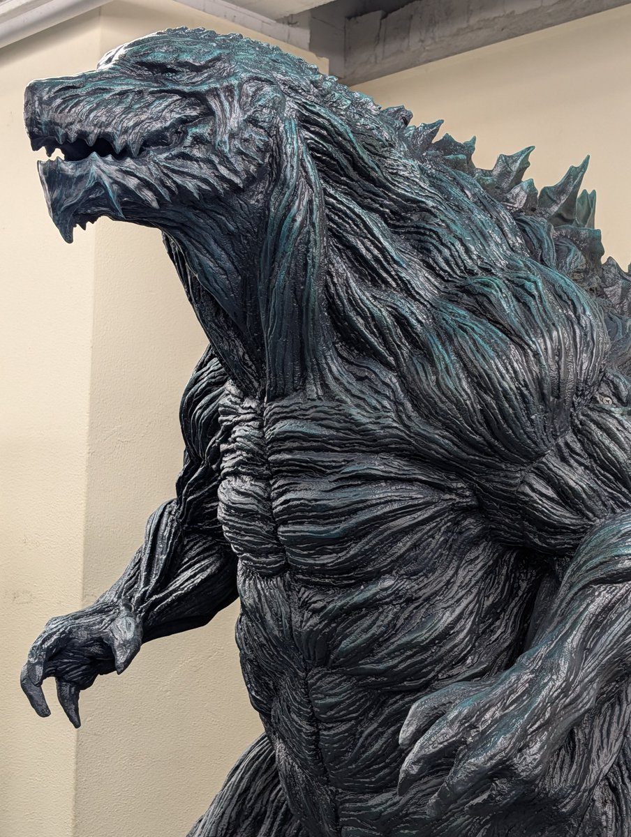 chtk_one84's tweet photo. 日曜は二人でお出かけ。
東京・科学技術館の「ゴジラサイエンス展」へ🦖✨
科学の目線でゴジラの世界を見られて、なるほど〜が多くて面白かった😊 https://t.co/VG3vKUloTW